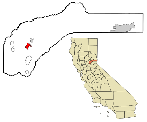 grass valley california map